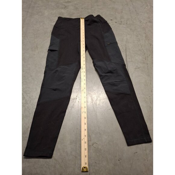 PrAna Womens Black Nylon & Elastane Leggings Size M Hiking Yoga Biking - Picture 8 of 8